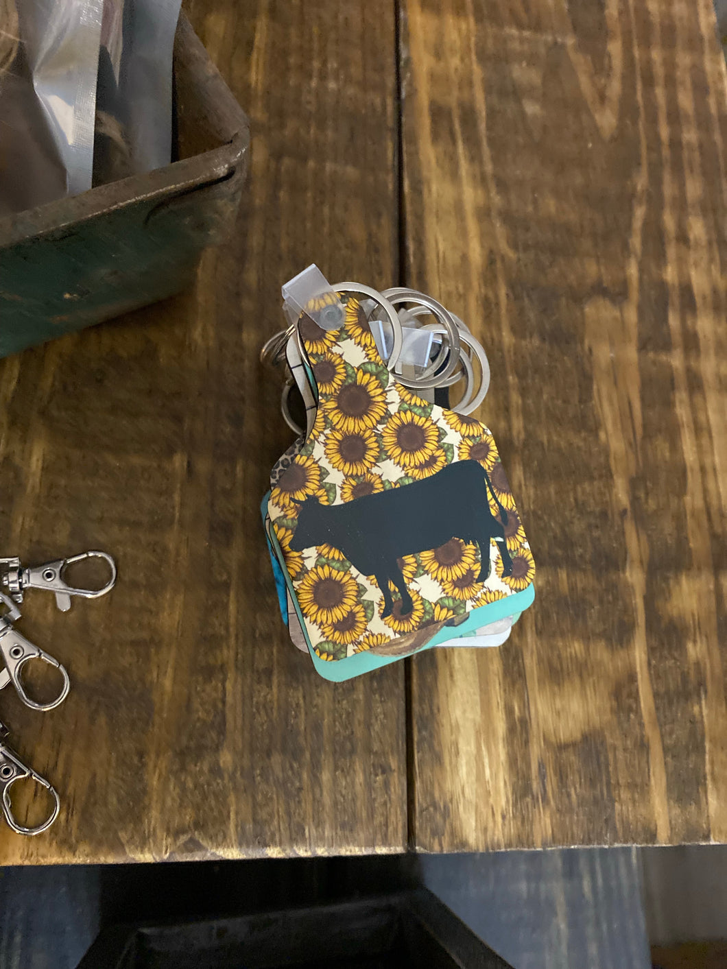 Ear Tag Keychains